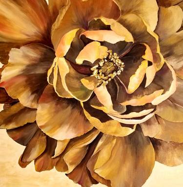 Original Abstract Floral Paintings by Renata Minko