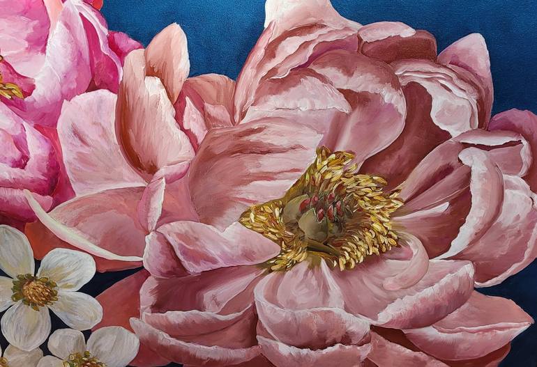 Original Photorealism Botanic Painting by Renata Minko