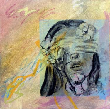 Original Abstract Women Mixed Media by Madeline K Barry