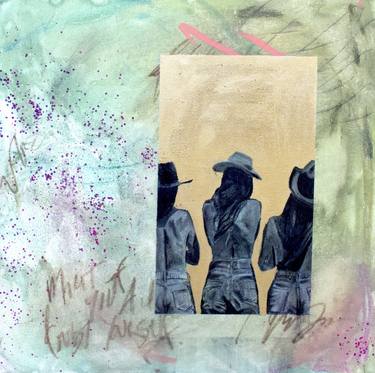 Original Women Mixed Media by Madeline K Barry