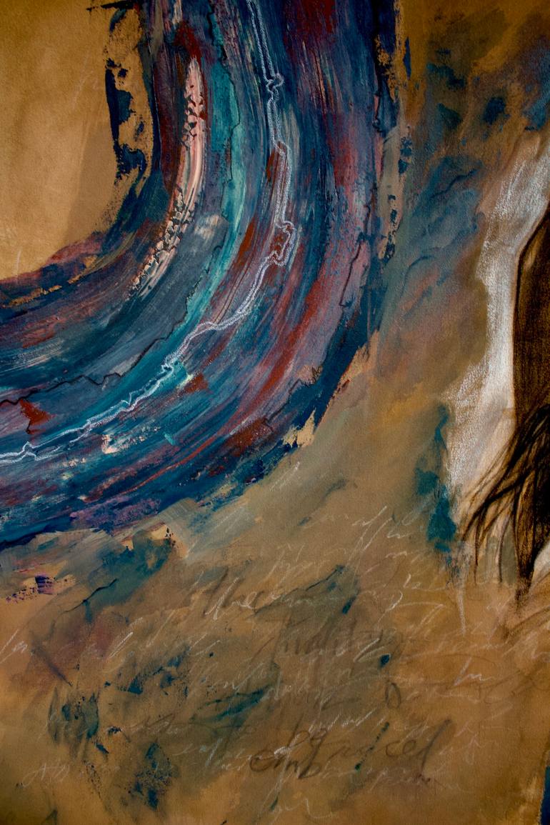 Original Expressionism Women Painting by Madeline K Barry