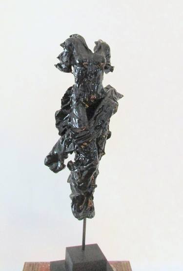 sculpture résine 65 - laque noire thumb