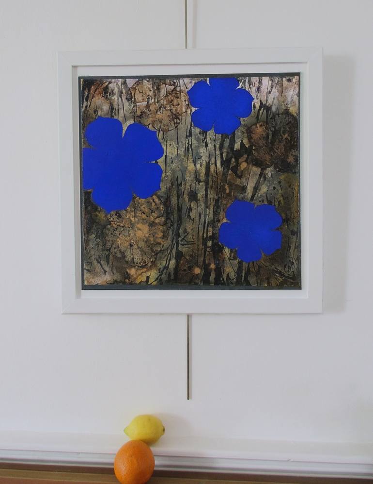 Original Contemporary Floral Painting by Jean-Yves Verne