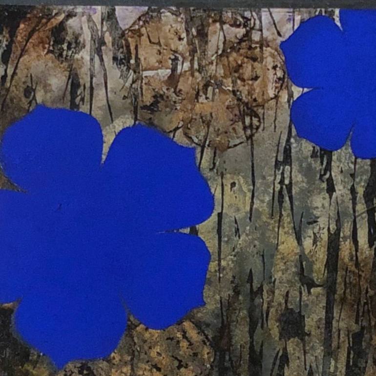 Original Contemporary Floral Painting by Jean-Yves Verne