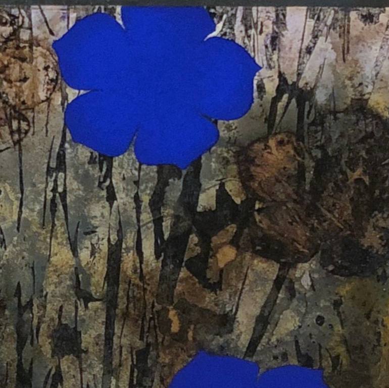 Original Contemporary Floral Painting by Jean-Yves Verne