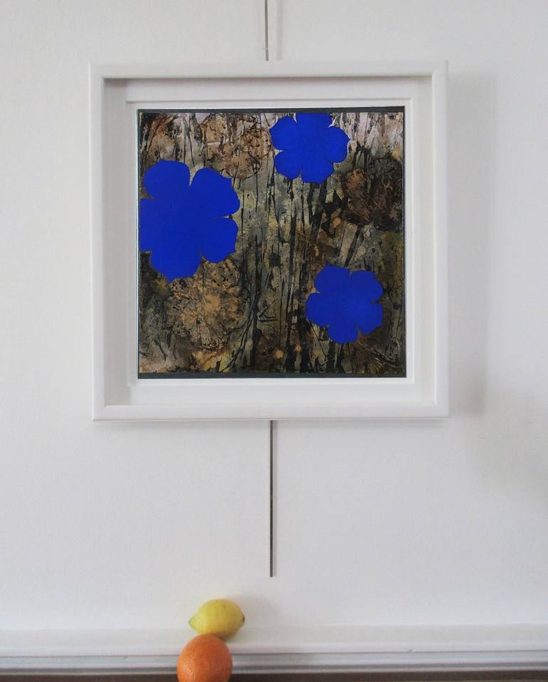 Original Contemporary Floral Painting by Jean-Yves Verne