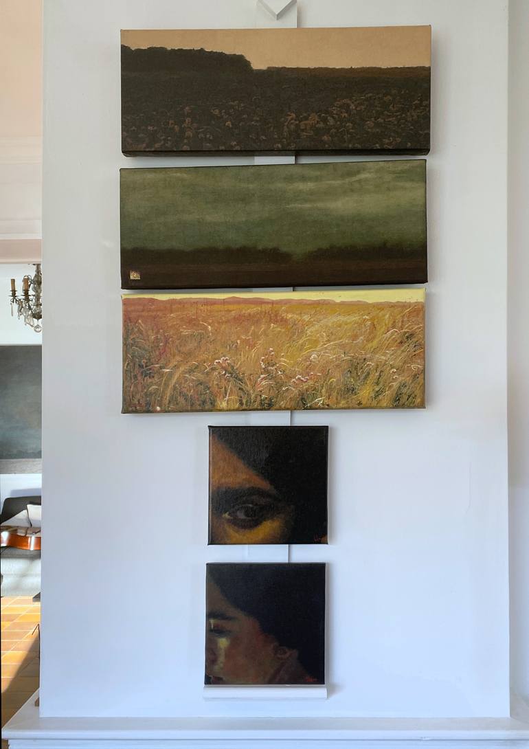 Original Classicism Women Painting by Jean-Yves Verne