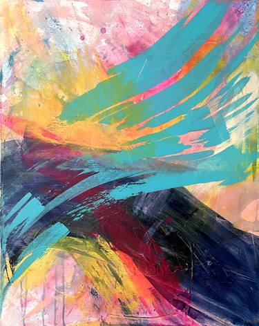 Original Fine Art Abstract Paintings by Tinyan Lee