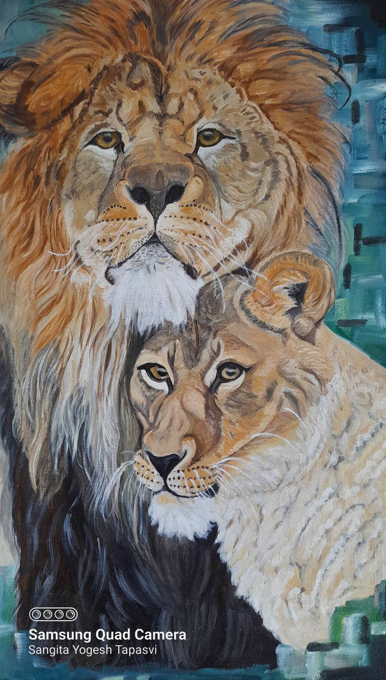 Original Figurative Animal Painting by Sangita Tapasvi