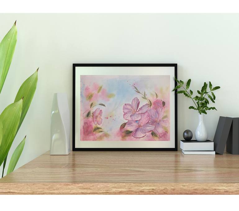 Original Fine Art Floral Painting by Valeriya Kempi