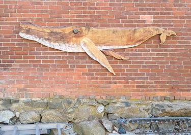 Humpback Whale - Large Wooden Wall Hanger - thumb