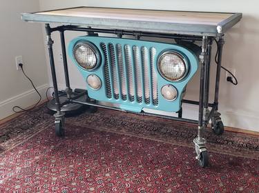 It's a Jeep thing!      (tiffiny blue jeep table) thumb