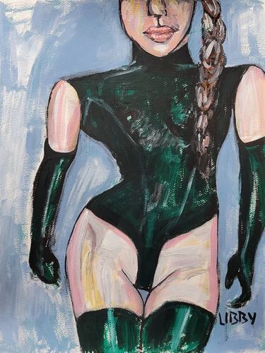 Original Expressionism Nude Paintings by Lisa Libby