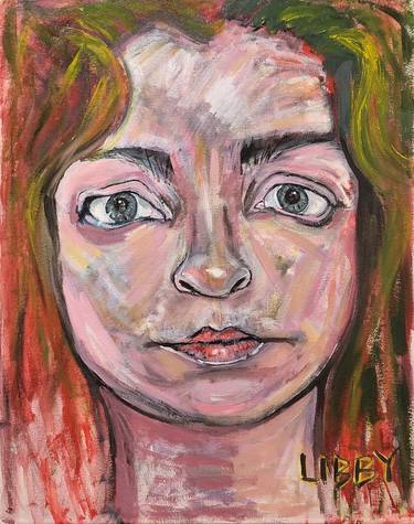 Original Abstract Expressionism Portrait Paintings by Lisa Libby