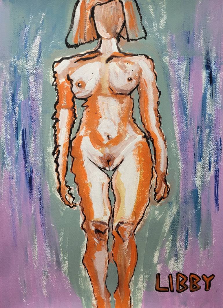 Original Figurative Nude Paintings by Lisa Libby