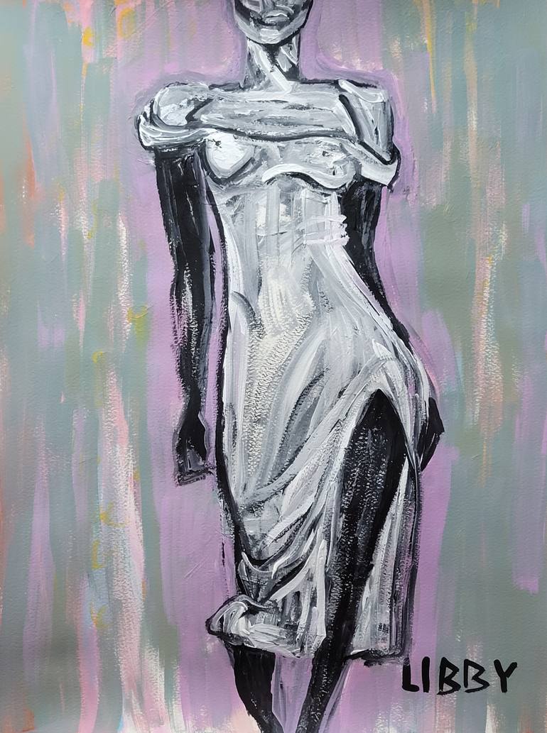 Original Figurative People Painting by Lisa Libby