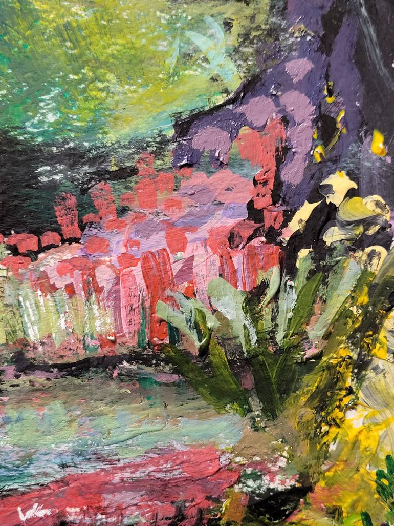 Original Impressionism Botanic Painting by Lisa Libby