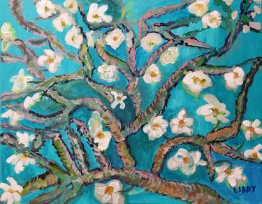 Original Impressionism Floral Paintings by Lisa Libby