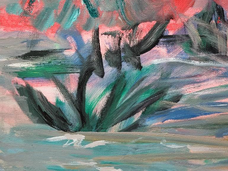 Original Impressionism Landscape Painting by Lisa Libby