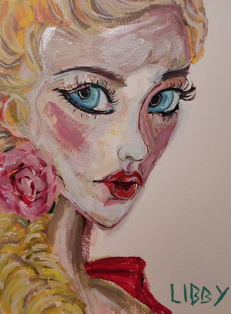 Original Portraiture Portrait Painting by Lisa Libby