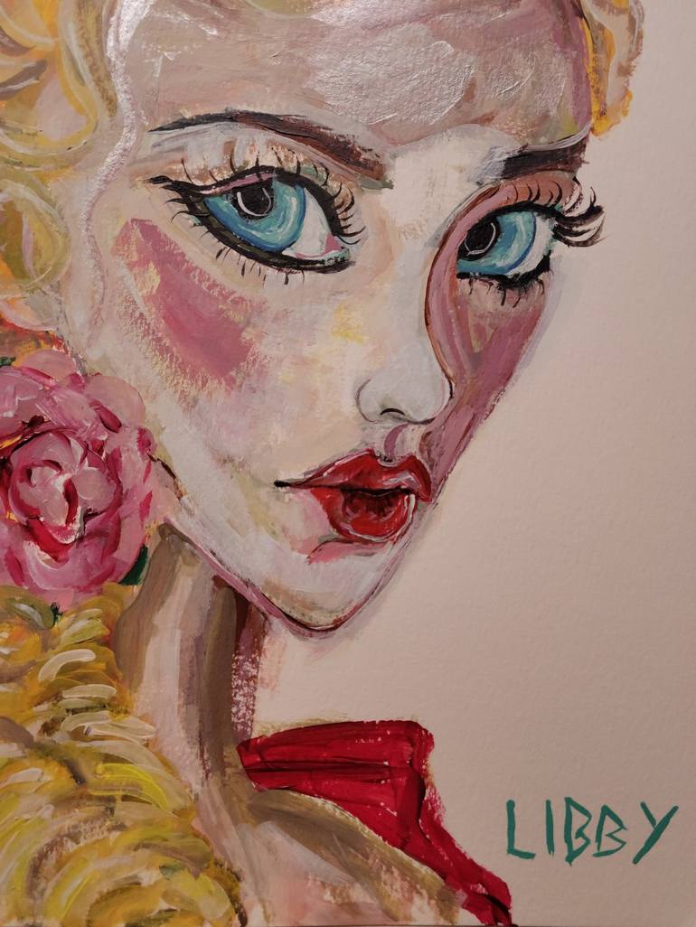 Original Portraiture Portrait Painting by Lisa Libby