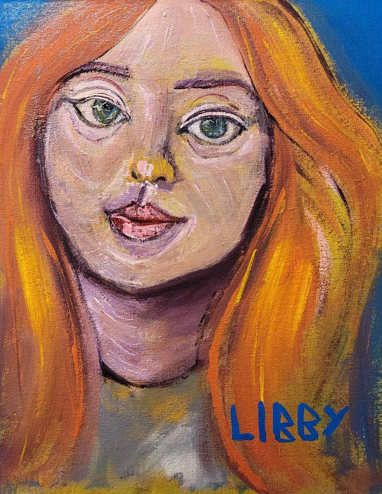 Original Portraiture Portrait Painting by Lisa Libby