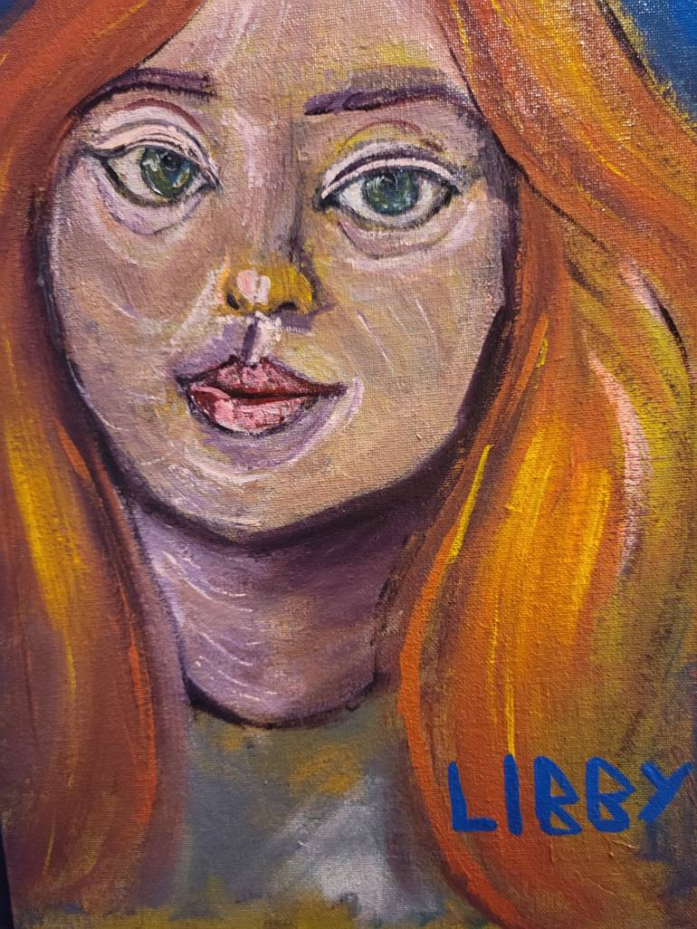 Original Portraiture Portrait Painting by Lisa Libby