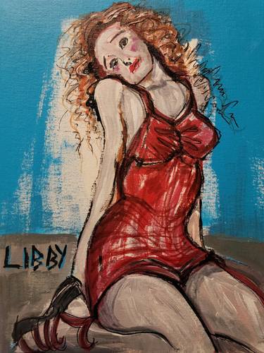 Original Contemporary Portrait Paintings by Lisa Libby