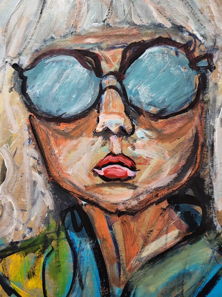 Original Contemporary Portrait Painting by Lisa Libby