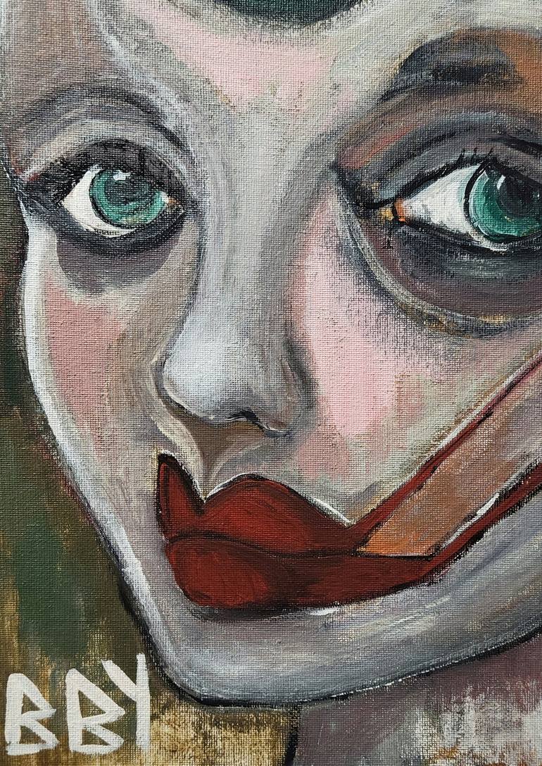 Original Expressionism Portrait Painting by Lisa Libby