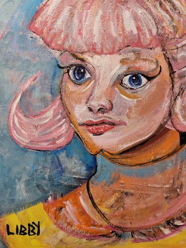 Original Expressionism Portrait Paintings by Lisa Libby