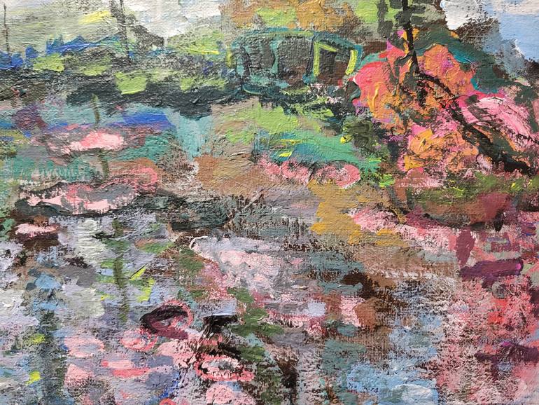 Original Expressionism Landscape Painting by Lisa Libby