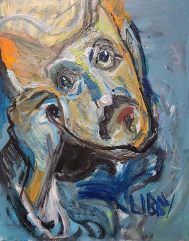 Original Expressionism Portrait Paintings by Lisa Libby