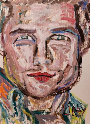 Original Expressionism Portrait Paintings by Lisa Libby
