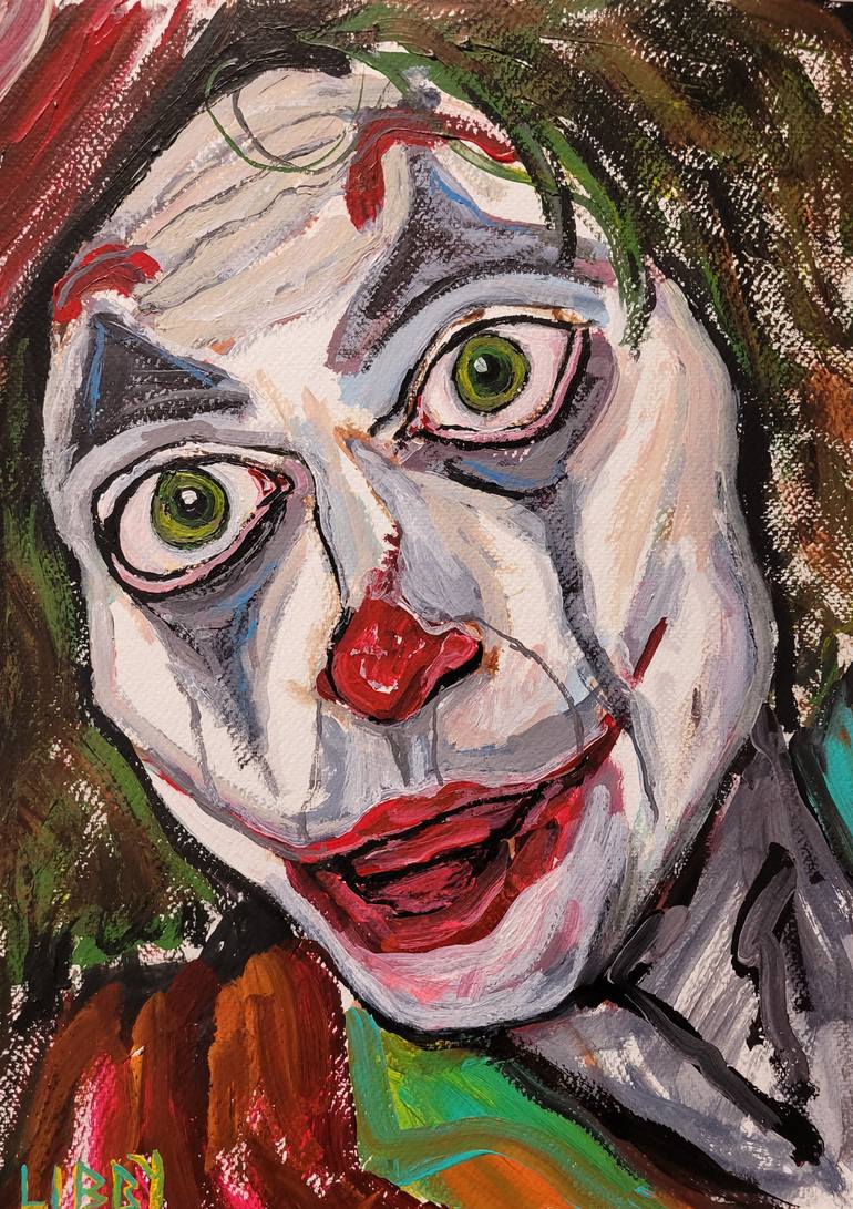 Original Abstract Expressionism People Painting by Lisa Libby
