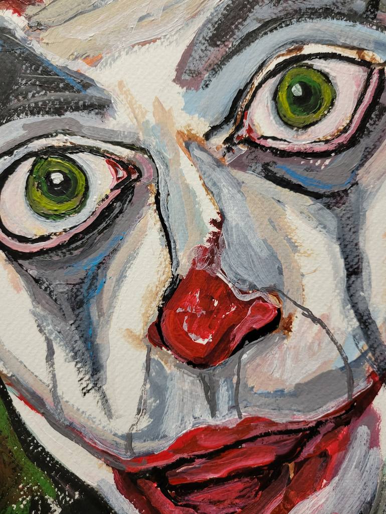 Original Abstract Expressionism People Painting by Lisa Libby