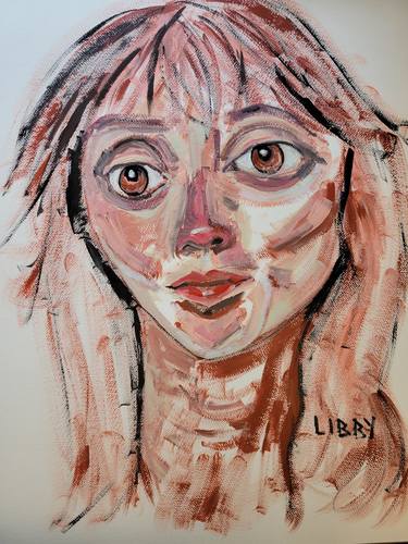 Original Figurative Women Painting by Lisa Libby