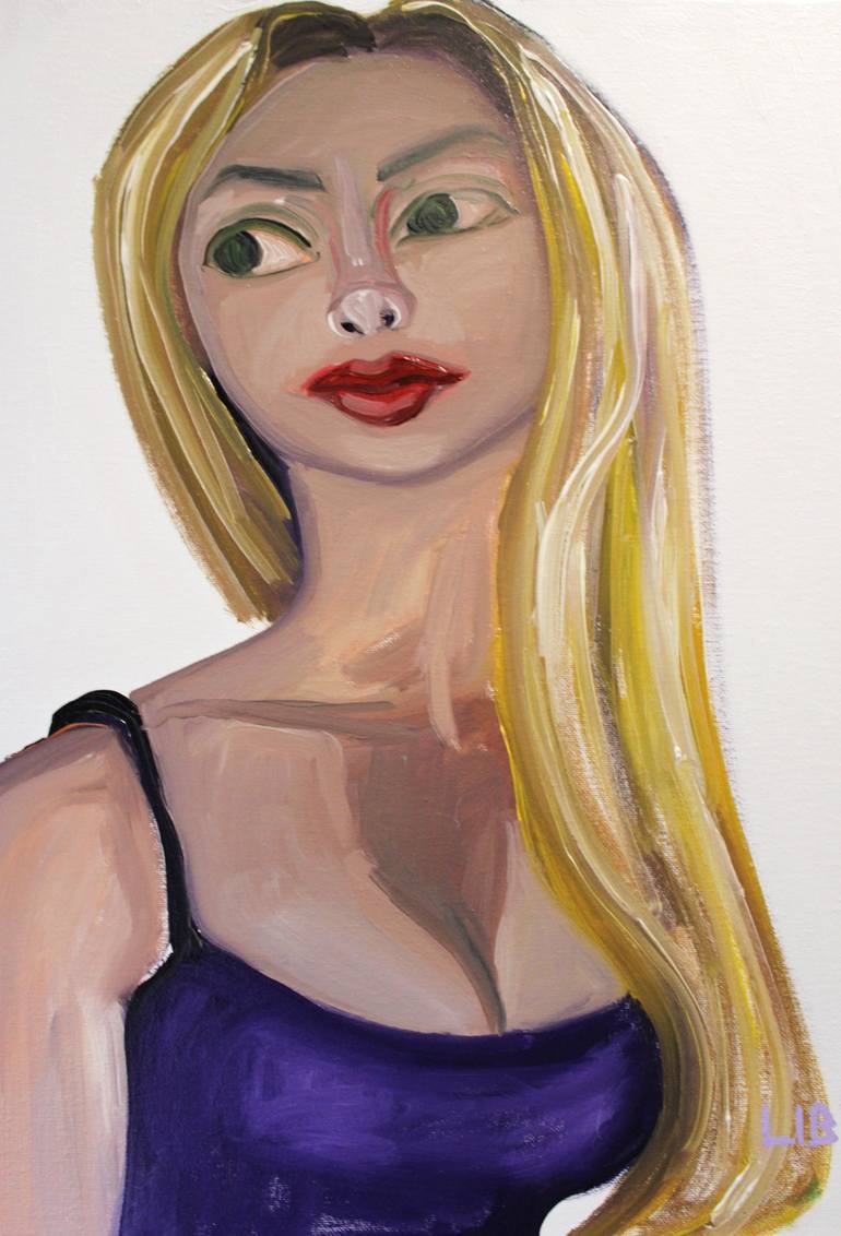 Original Figurative People Painting by Lisa Libby