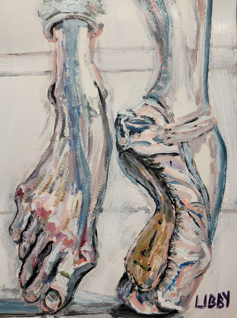Original Impressionism Body Painting by Lisa Libby