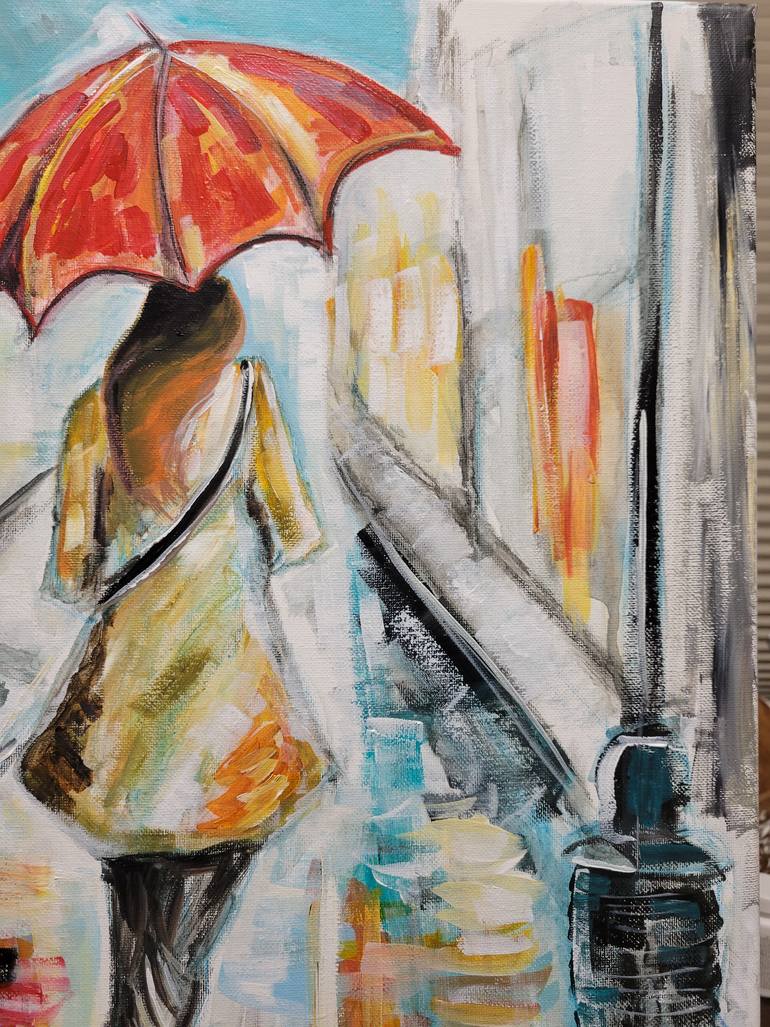 Original Impressionism Women Painting by Lisa Libby