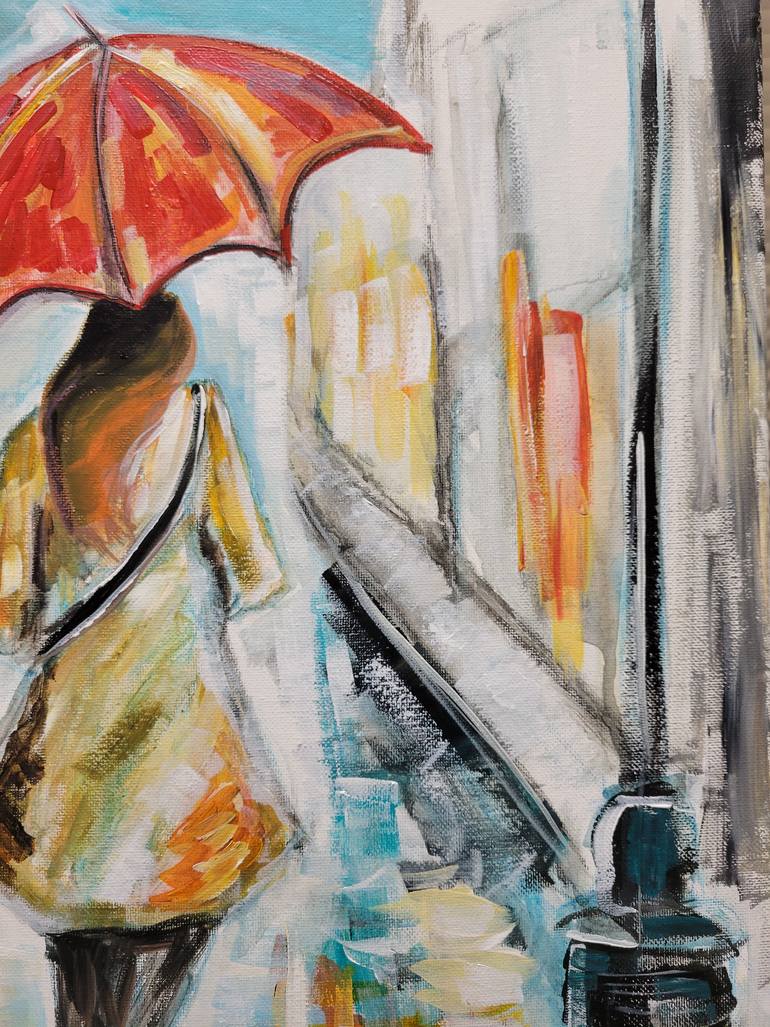 Original Impressionism Women Painting by Lisa Libby