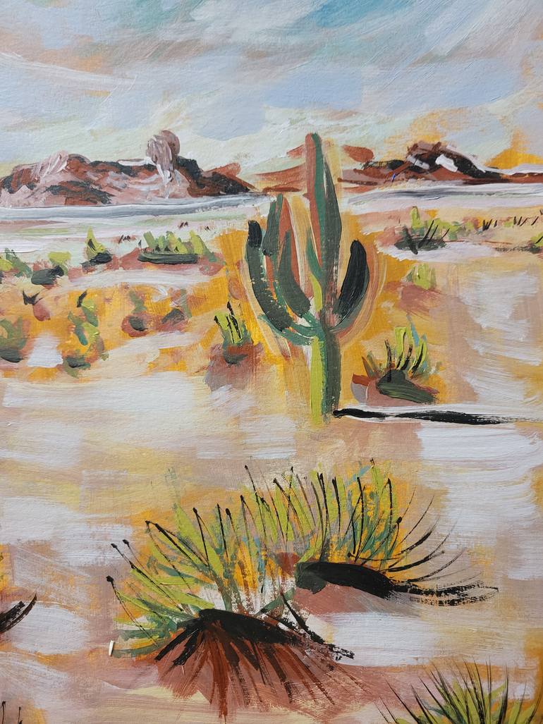 Original Impressionism Landscape Painting by Lisa Libby