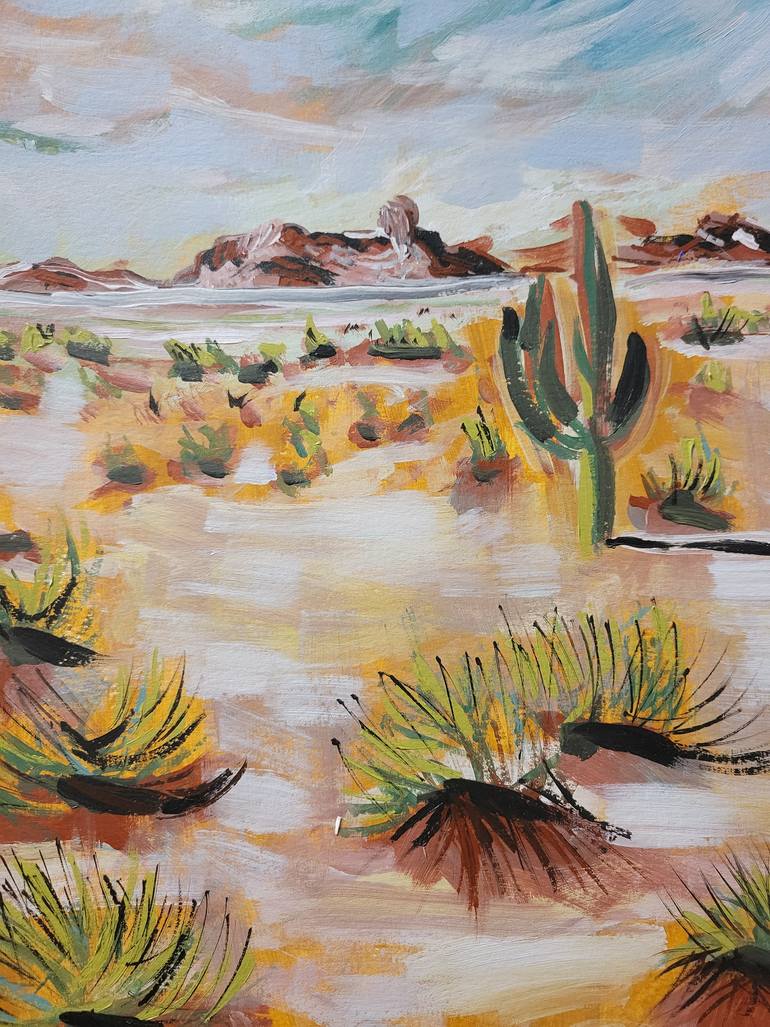 Original Impressionism Landscape Painting by Lisa Libby