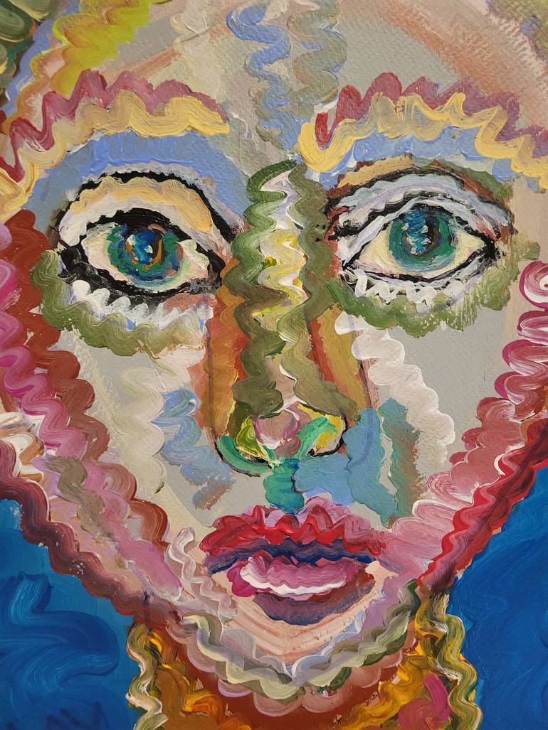 Original Post-impressionism Abstract Painting by Lisa Libby