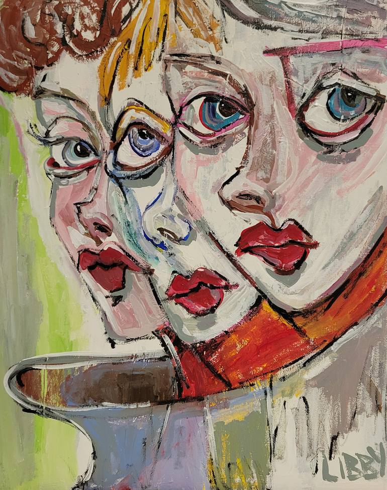 Original Abstract Painting by Lisa Libby