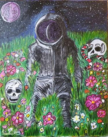 Print of Outer Space Paintings by Lisa Libby