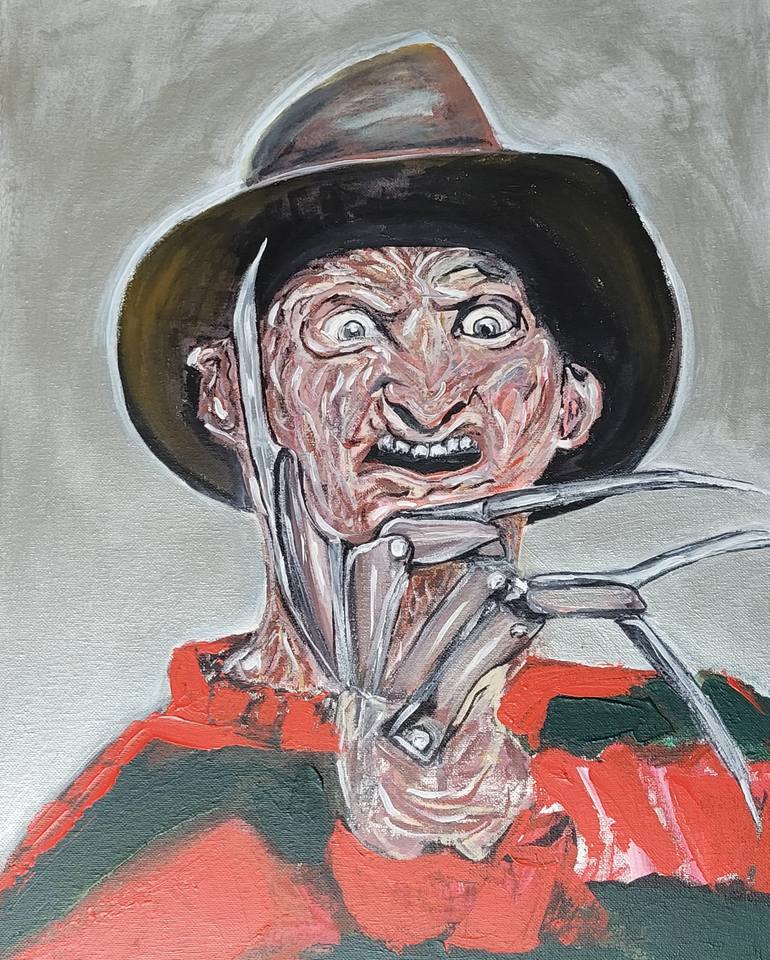 Original Expressionism Pop Culture/Celebrity Painting by Lisa Libby