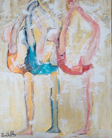 Original Expressionism People Paintings by Lisa Libby