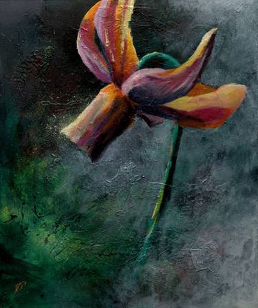 Original Floral Paintings by A Donnelly