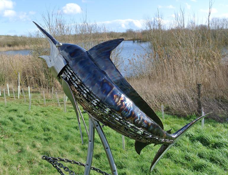 Original Abstract Animal Sculpture by Otis Griffith